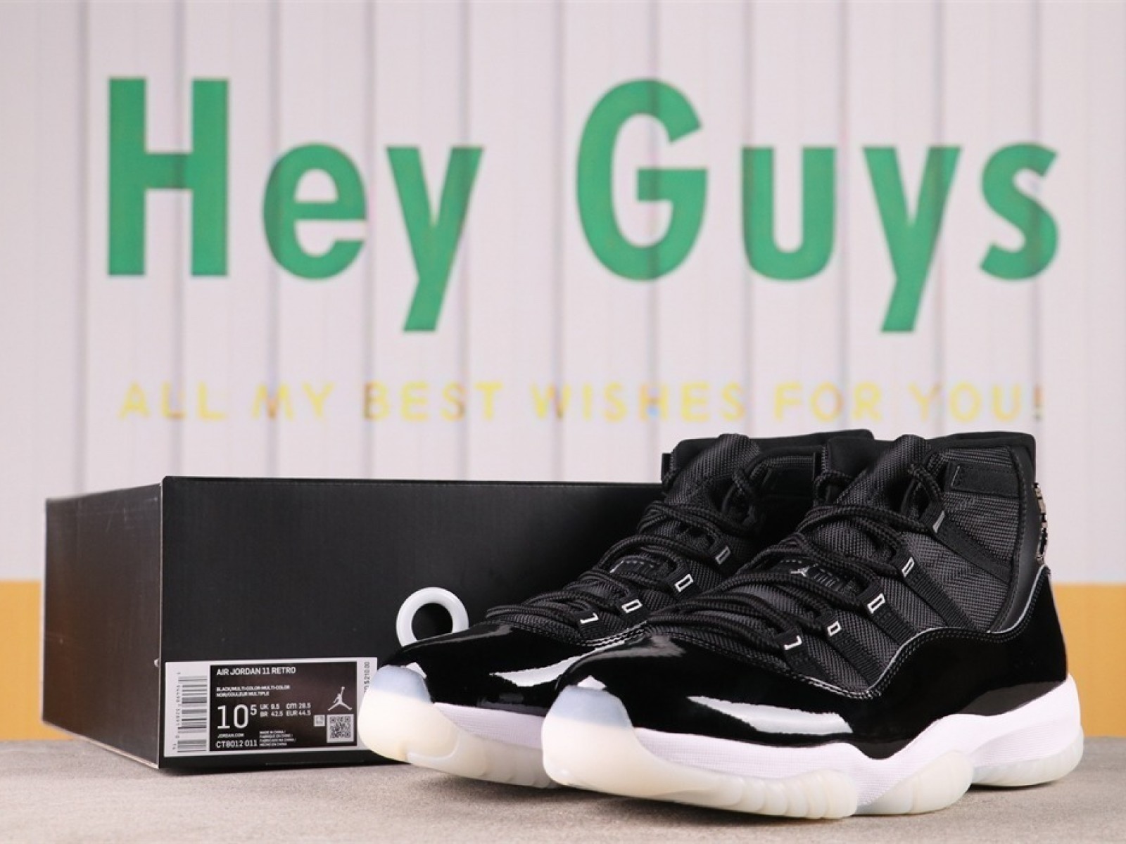 US$57 Air Jordan 11  Bred AR0715-011 Size 36-47.5