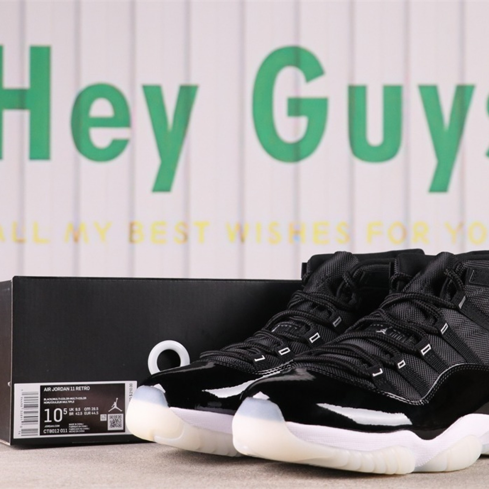 US Air Jordan 11  Bred AR0715-011 Size 36-47.5