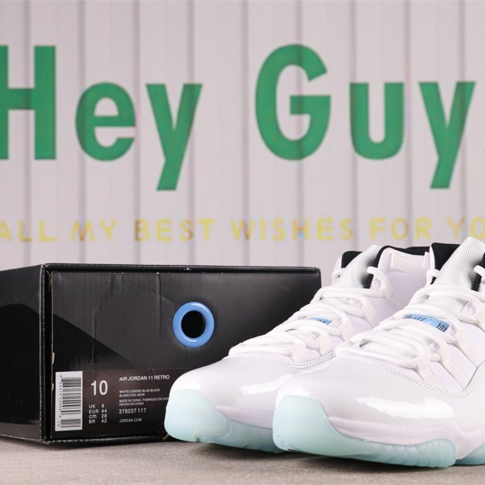 US Air Jordan 11  Legend Blue 378037-117 Size 36-47.5