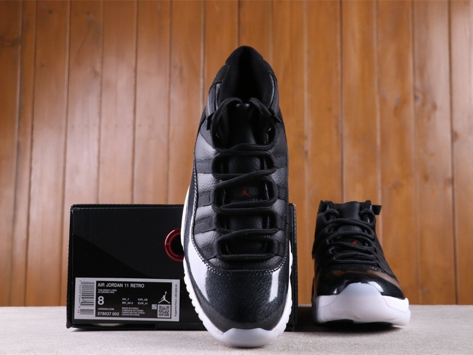 US$57 Air Jordan 11 72-10 378037-002 Size 36-47.5