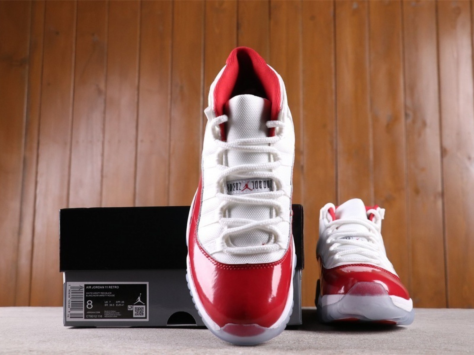 US$57 Air Jordan 11 Cherry CT8012-116 Size 36-47.5
