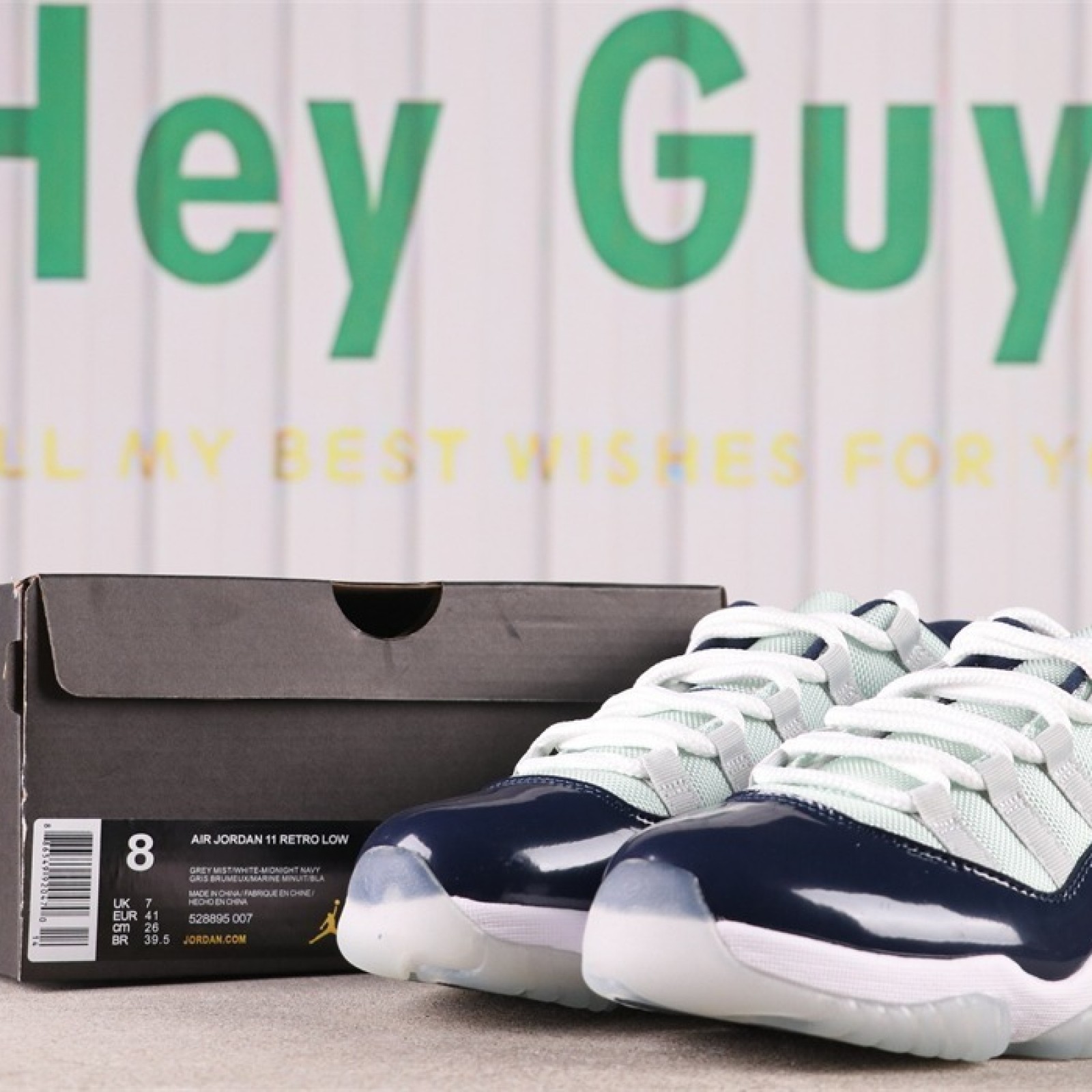 US Air Jordan 11 Low “Georgetown” 528895-007 Size 36-47.5