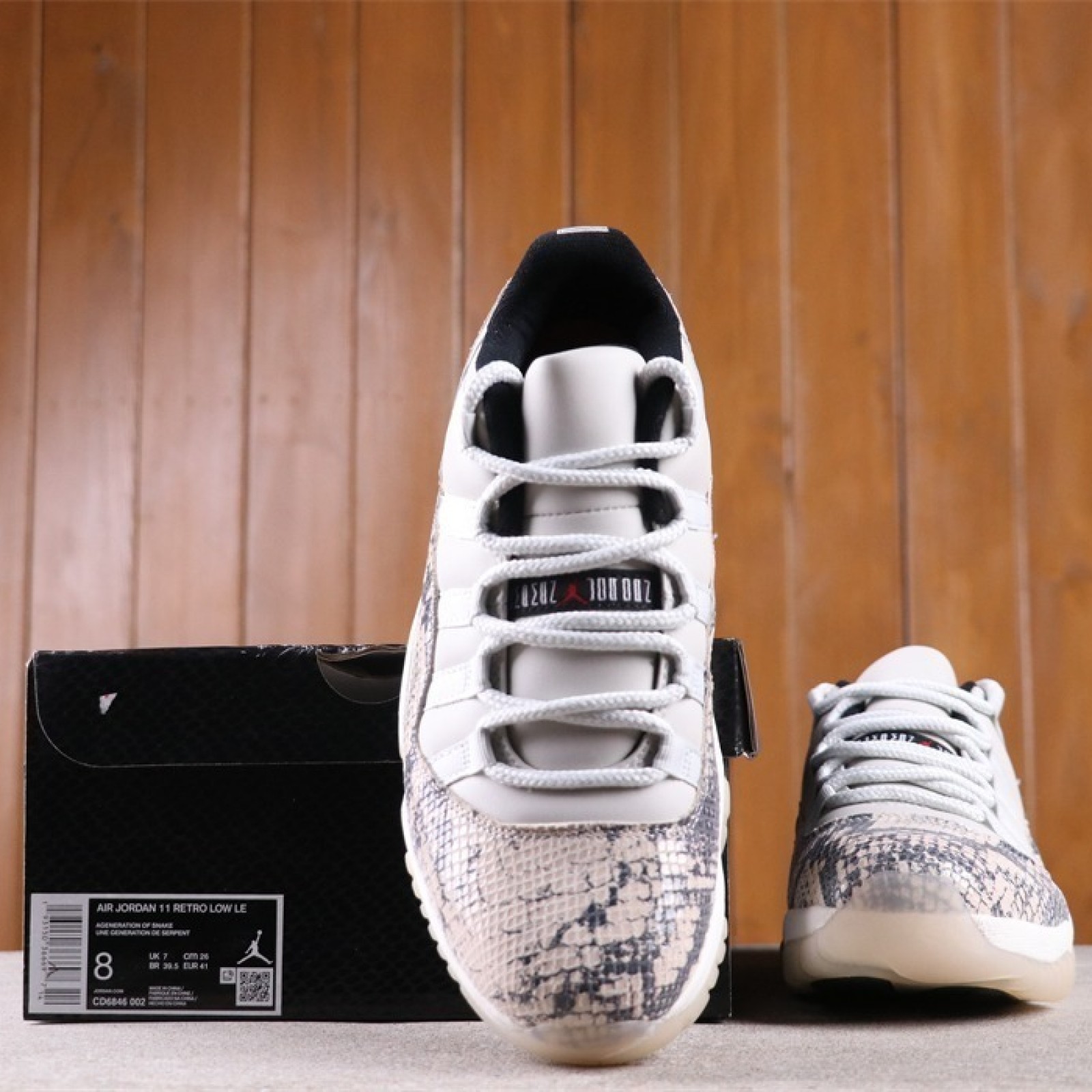 US Air Jordan 11 Low Light Bone CD6846-002 Size 36-47.5