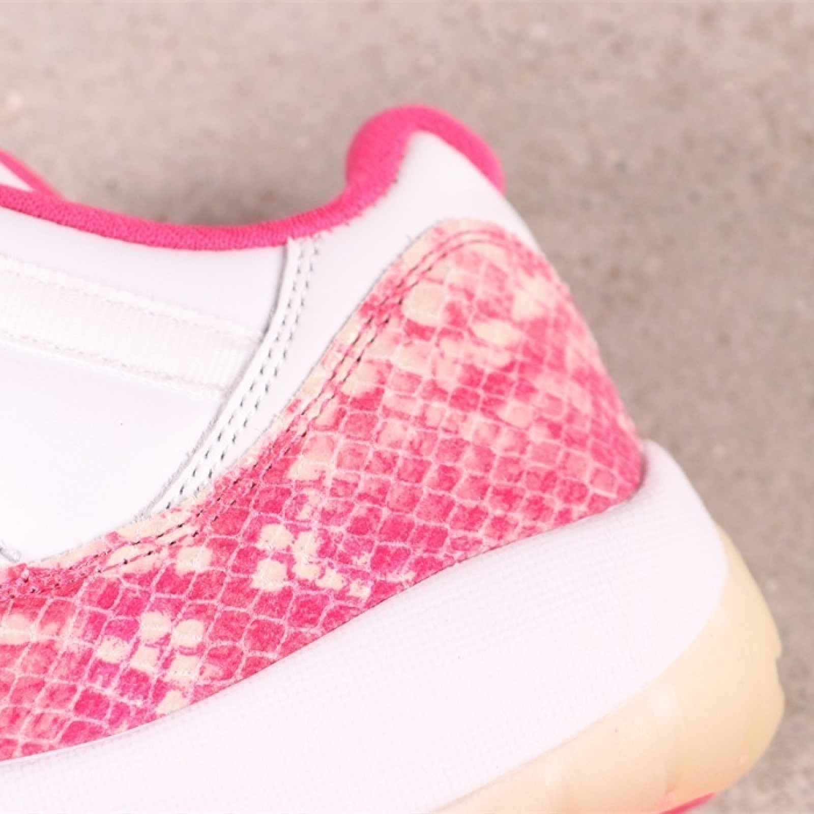 US Air Jordan 11 Low Pink Snakeskin AH7860-106 Size 36-43
