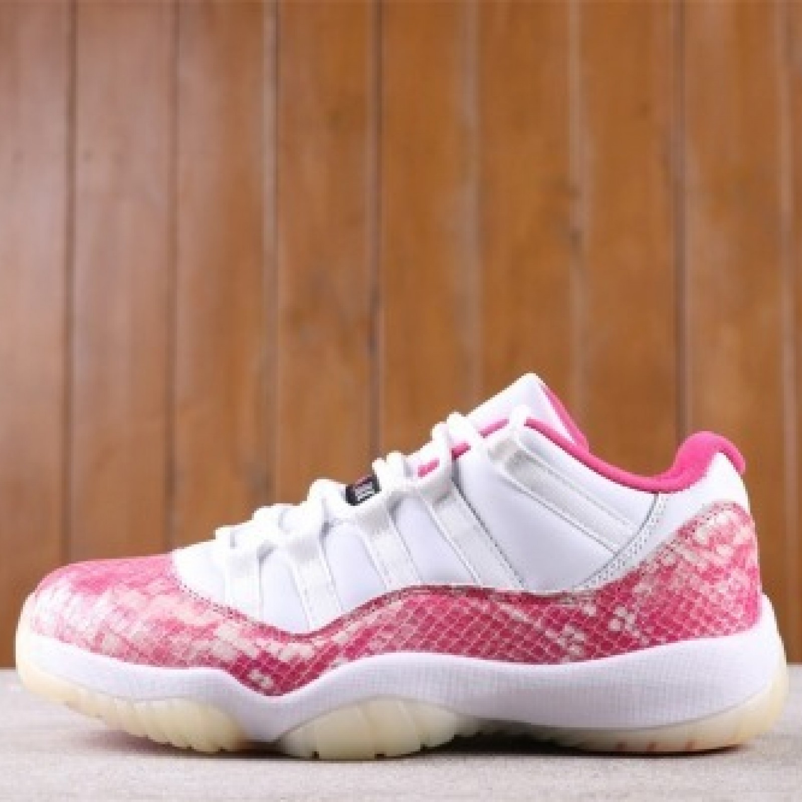 US Air Jordan 11 Low Pink Snakeskin AH7860-106 Size 36-43
