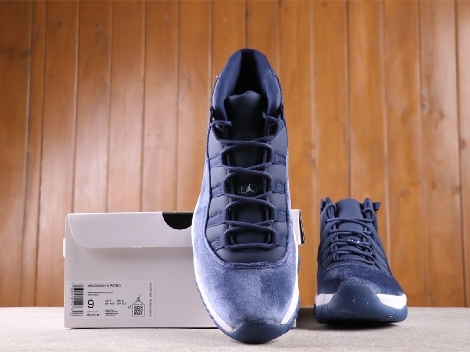 US$62 Air Jordan 11 Mid night Navy AR0715-441 Size 40-47.5