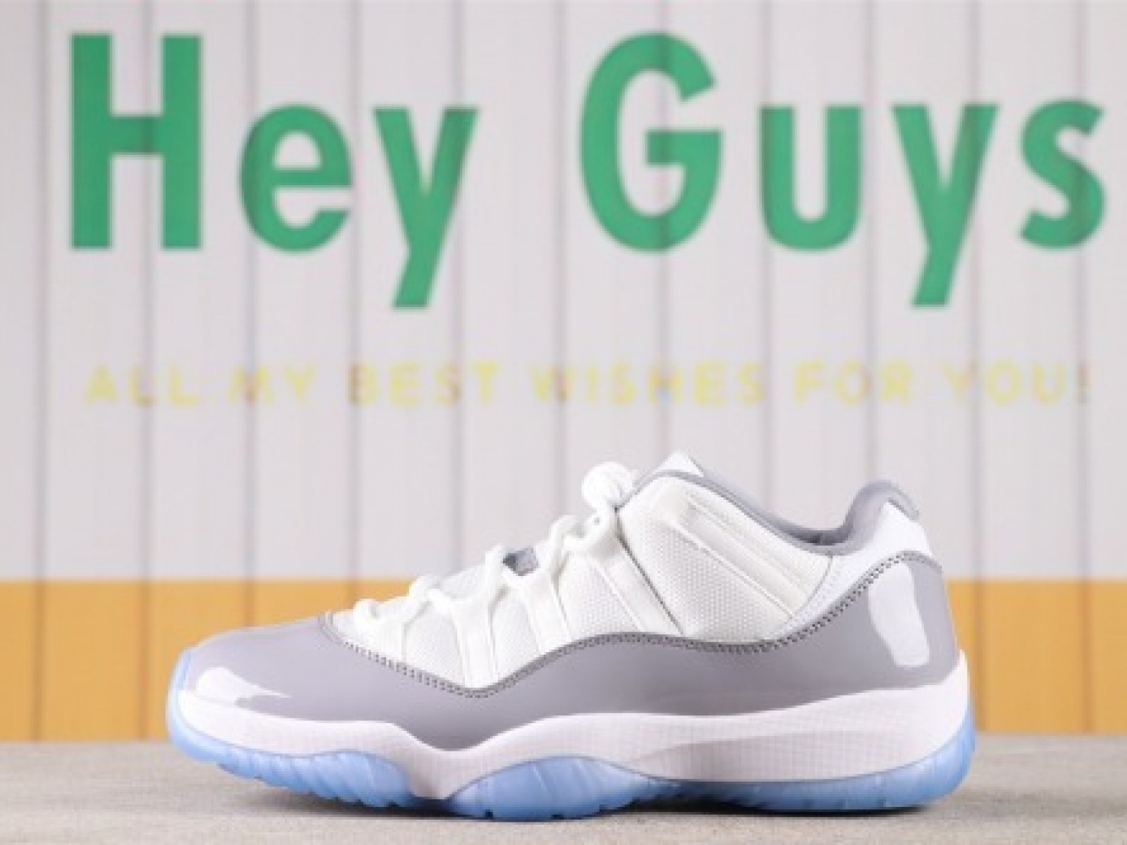 US$66 Air Jordan 11 Low Cement Grey AV2187-140 Size 40-47.5