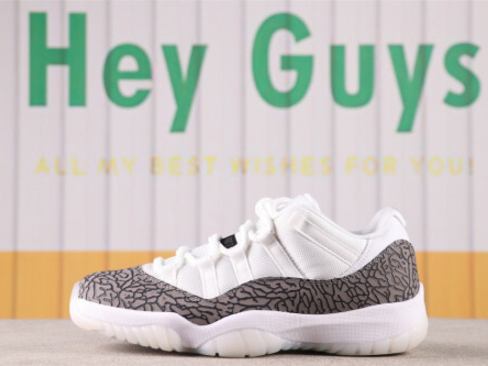 US$66 Air Jordan 11 Low White Cement AV2187-140 Size 40-47.5