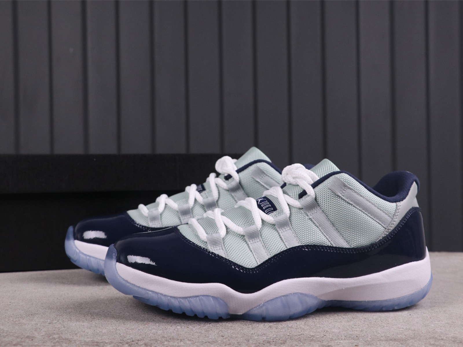 US$70 Air Jordan 11 Low Georgetown 528895-007 Size 40-47.5