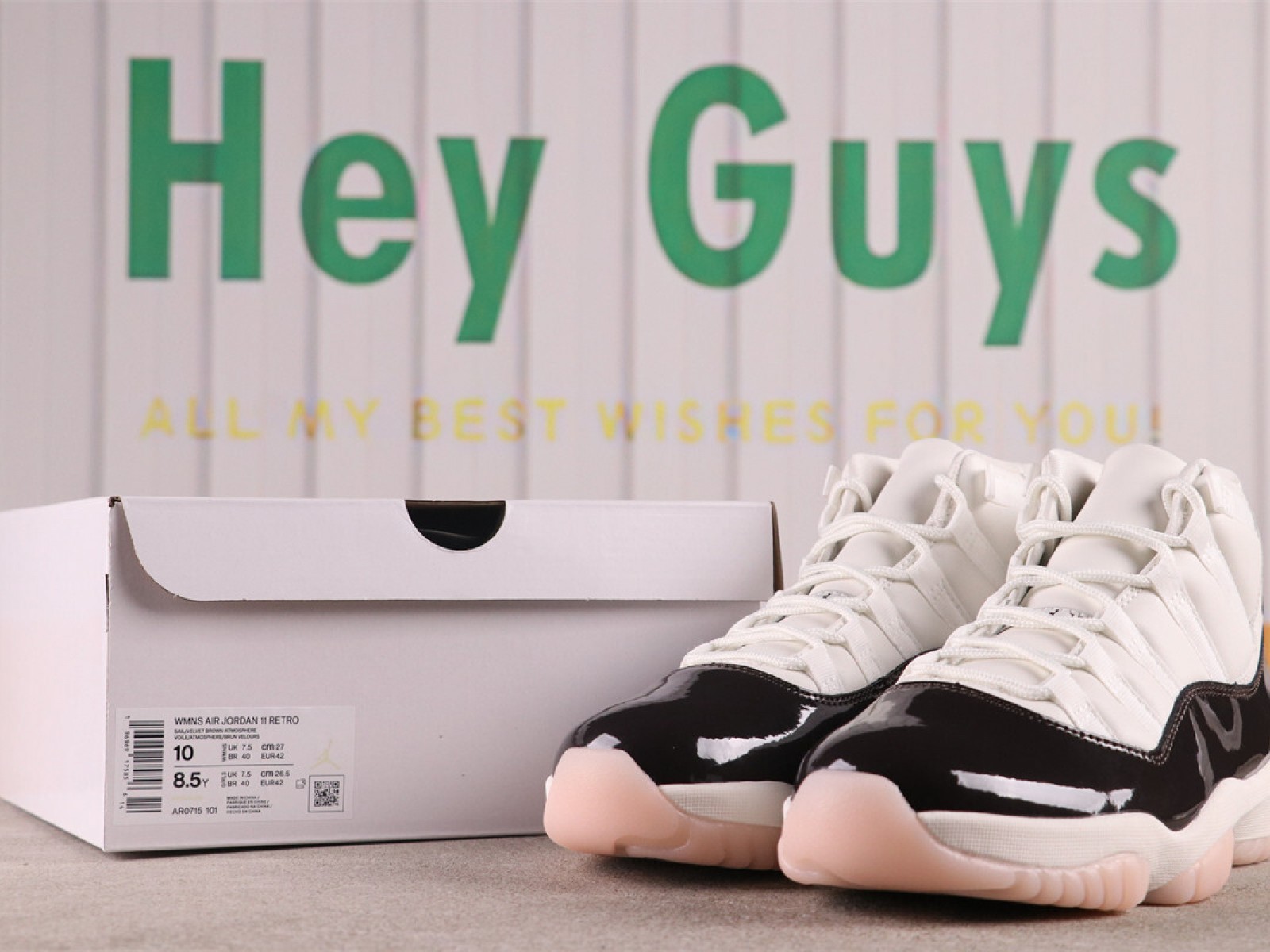 US$70 Air Jordan 11 Neapolitan AR0715-101 Size 36-47.5