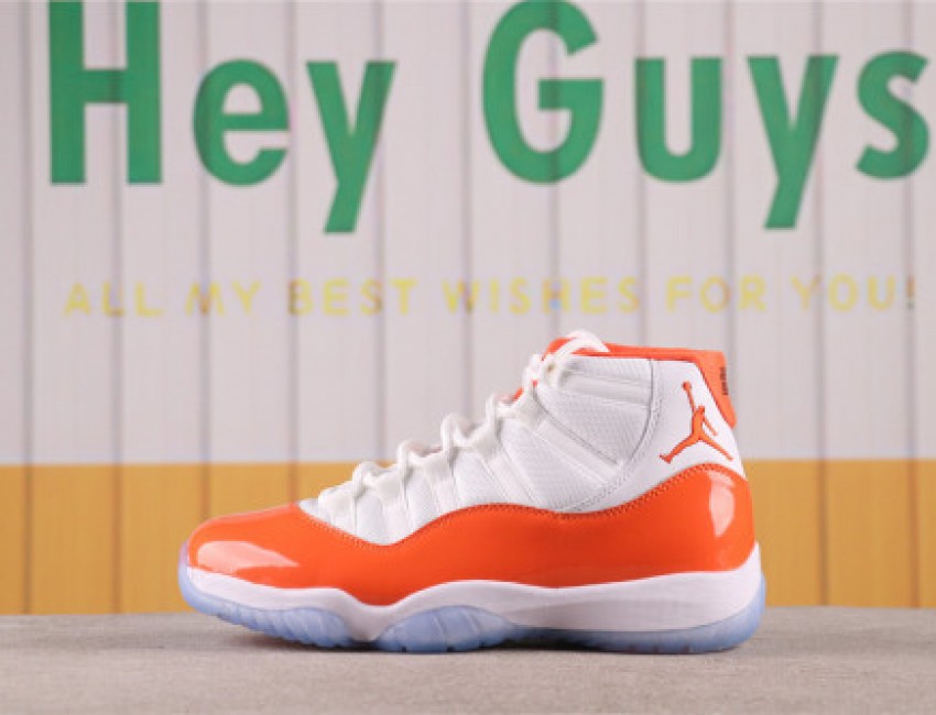US$75 Air Jordan 11 378037-002 白橙 Size 40-48.5