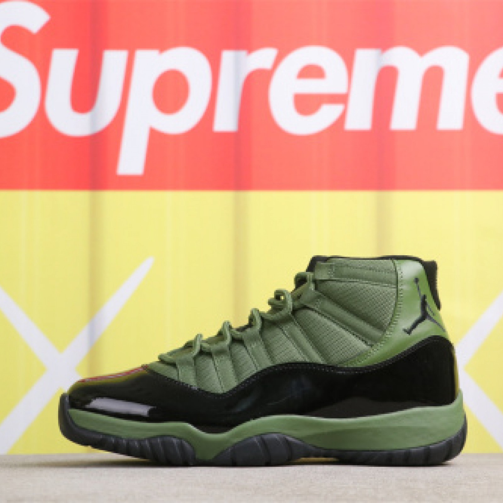 US Air Jordan 11 CT8012-300 1 黑军绿 Size 40-47.5 （ 40 40.5 41 42 42.5 43 44 44.5 45 46 47.5）