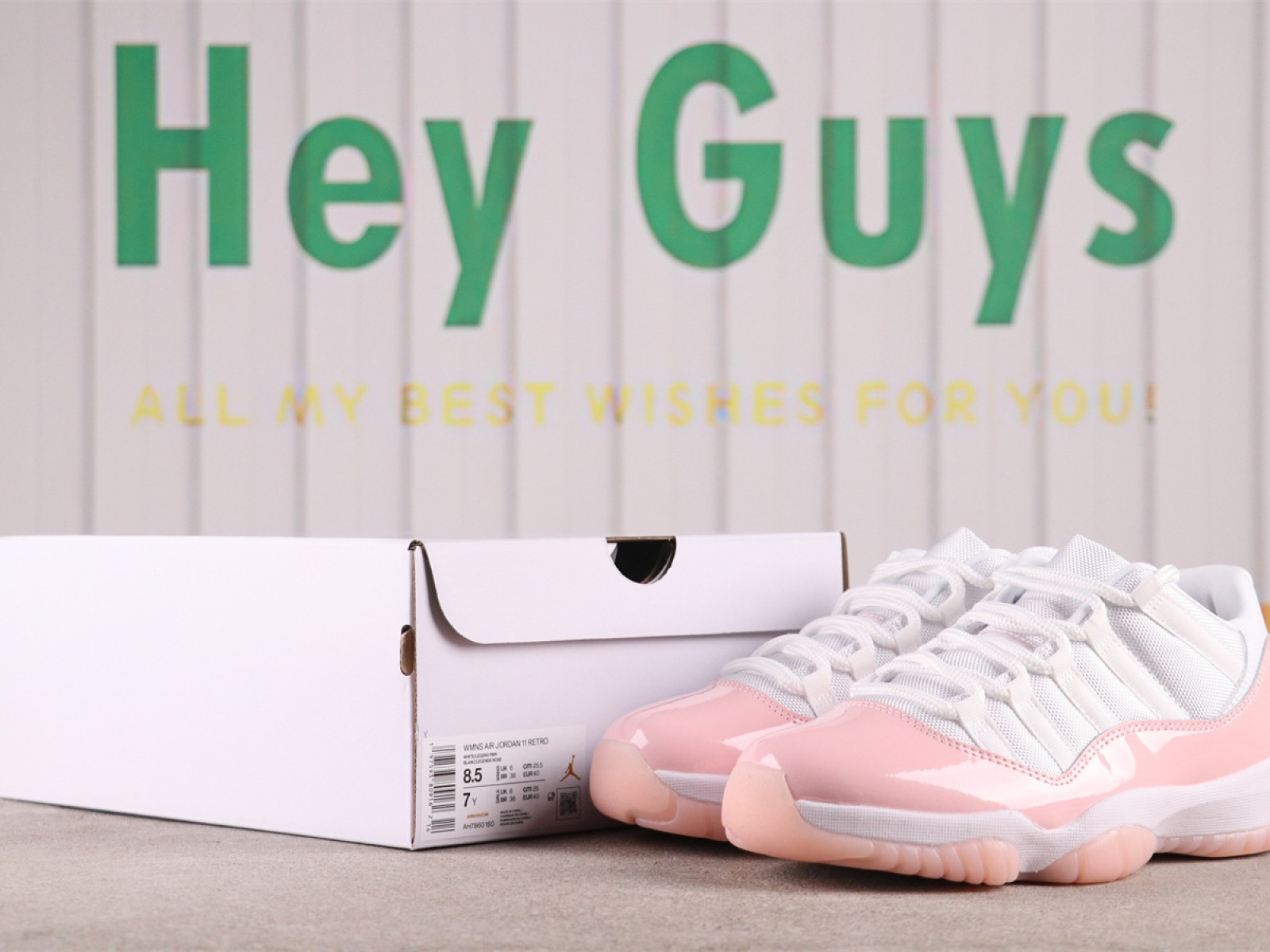 US$84 Air Jordan 11 Low Legend Pink AH7860-160 EU Size 36-47.5