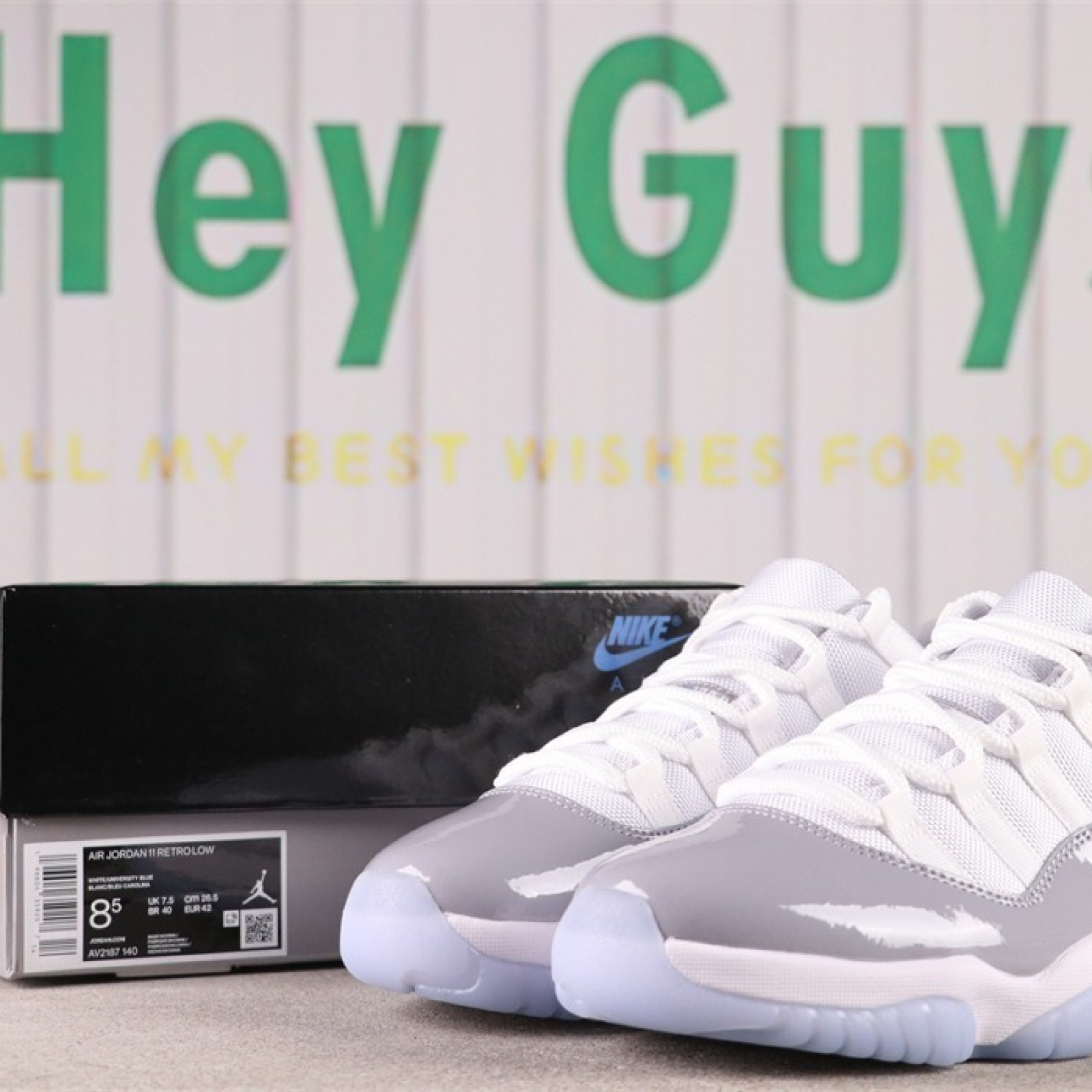 US Air Jordan 11 Low Cement Grey AV2187-140 Size 40-47.5