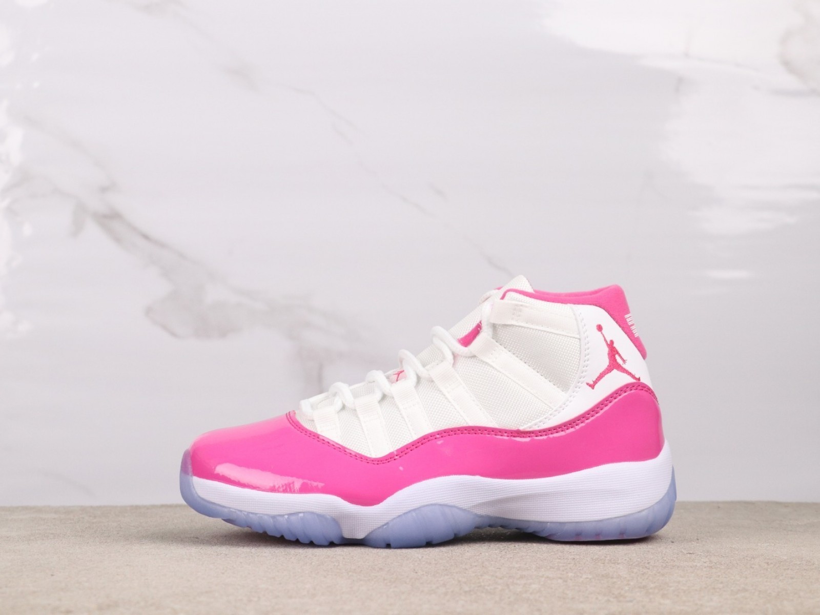 USD$31  Air Jordan 11   White Pink
