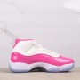 USD$31  Air Jordan 11   White Pink