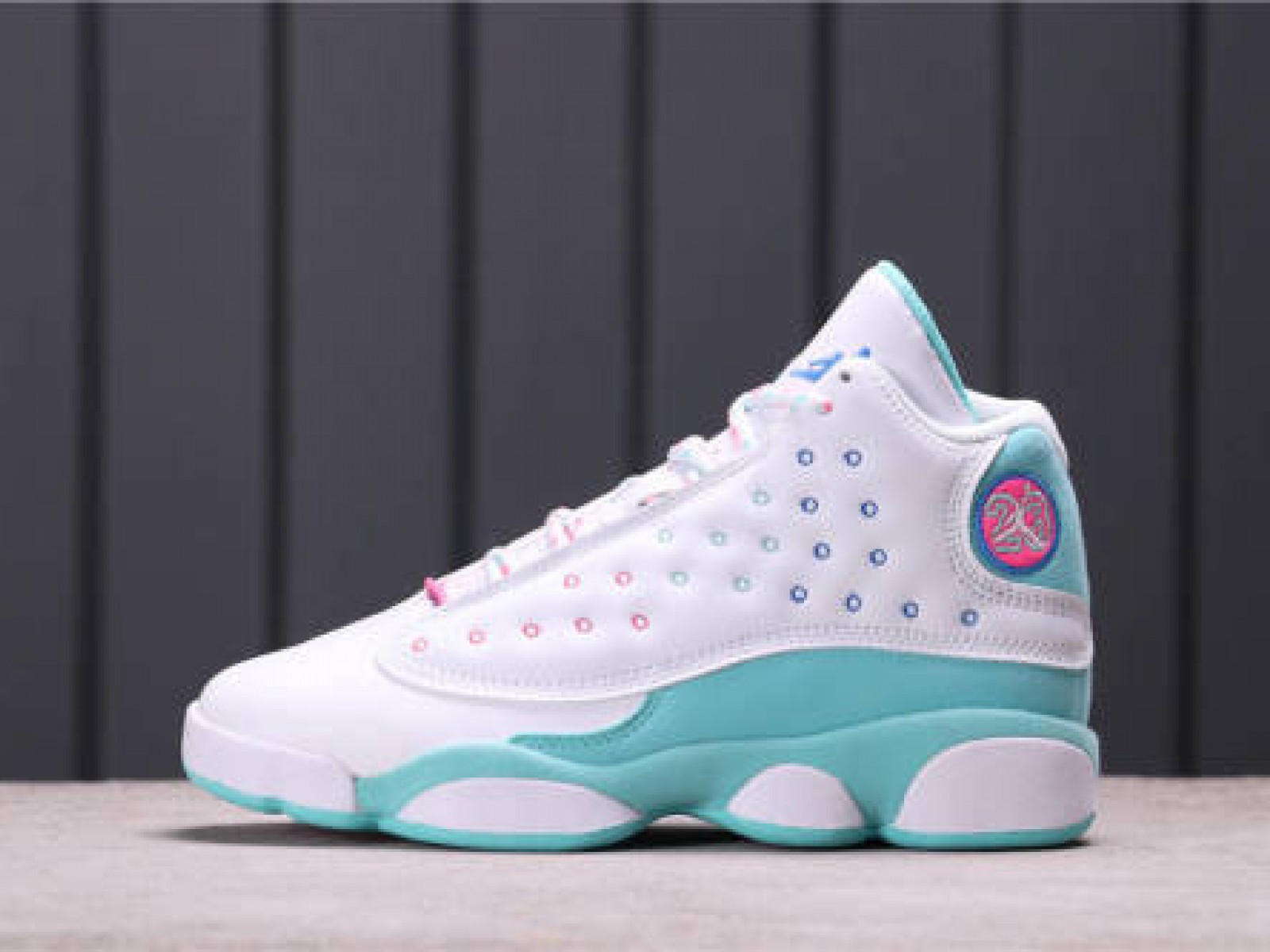 100USD Air Jordan 13 Aurora Green 439358-100 36-40