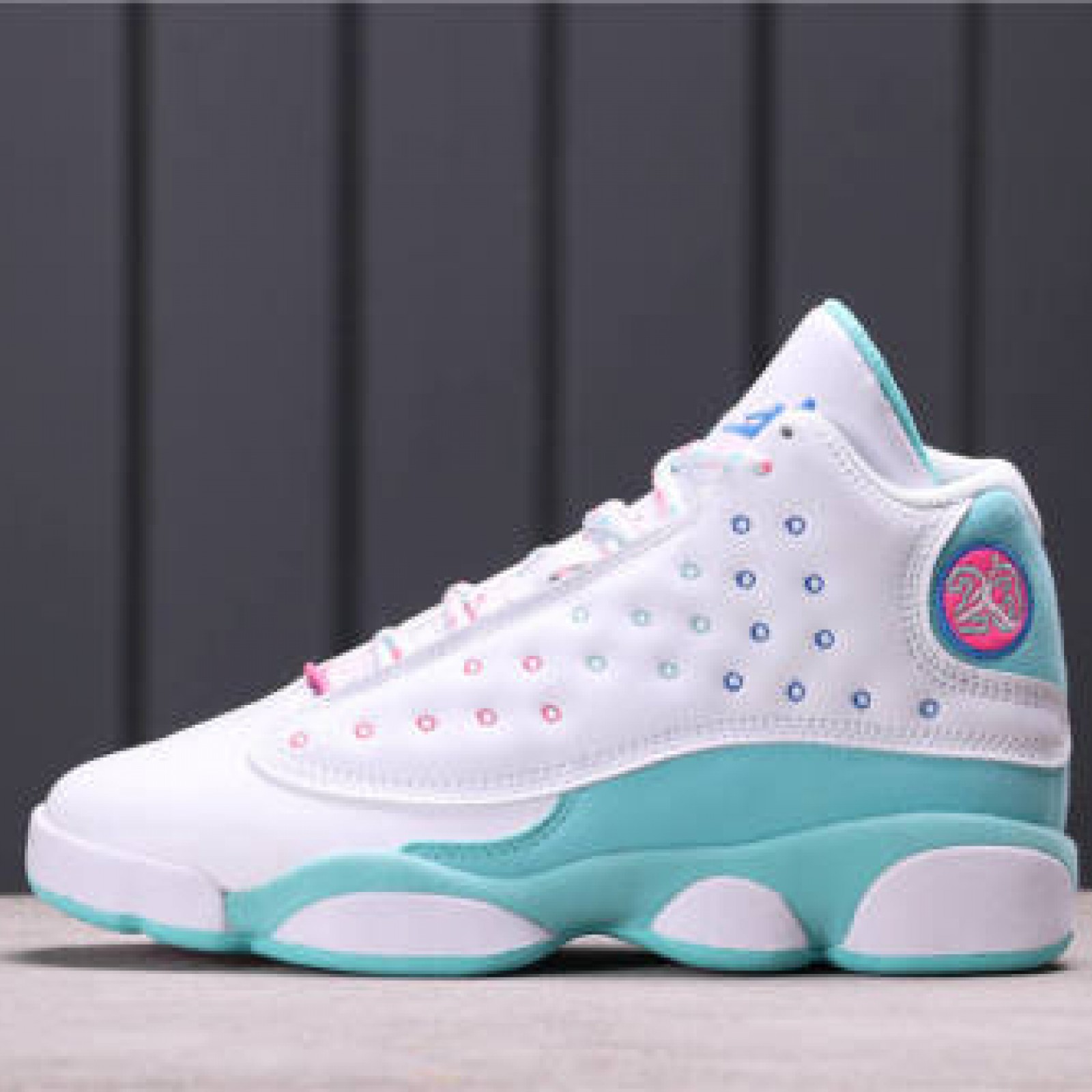 100USD Air Jordan 13 Aurora Green 439358-100 36-40