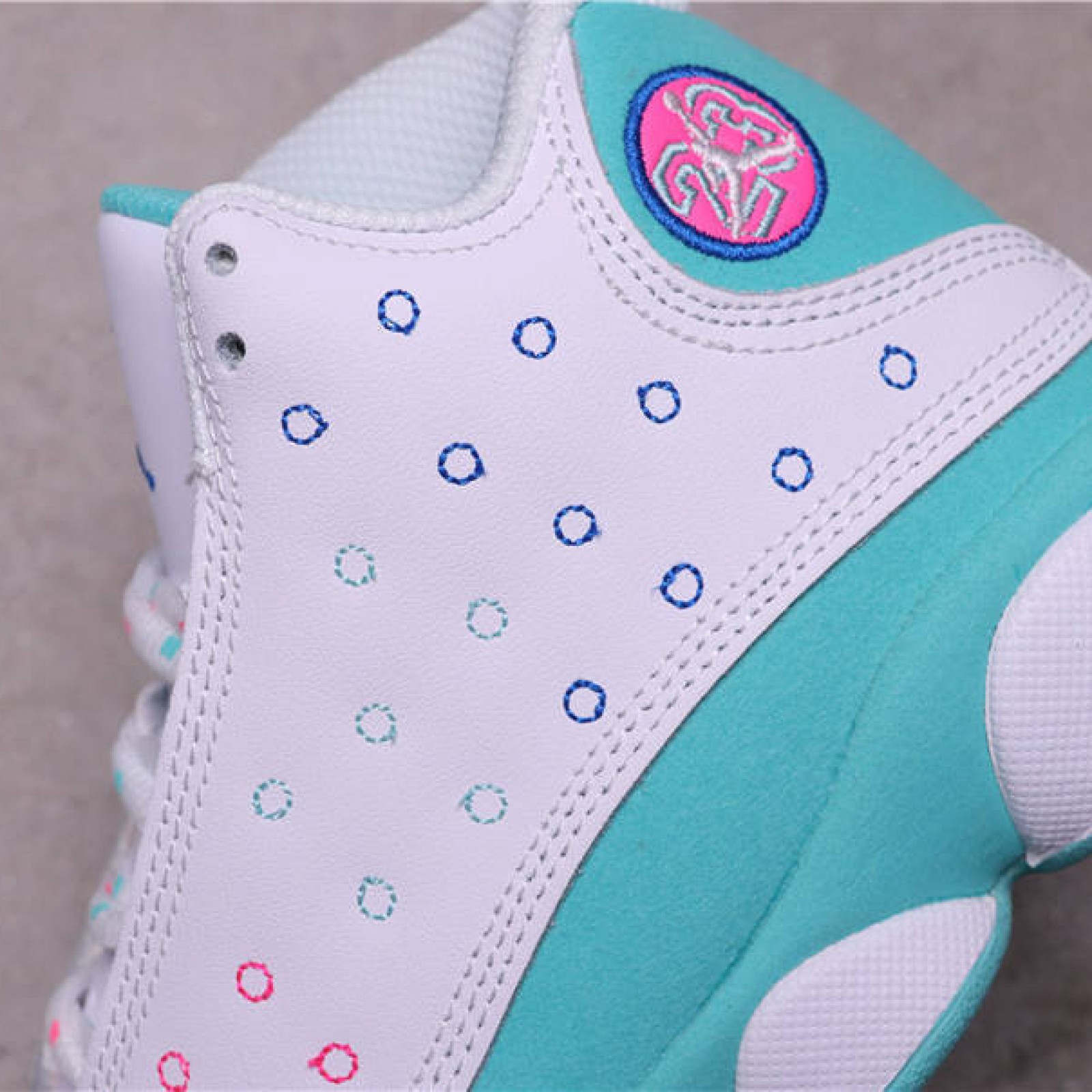 36USD Air Jordan 13 Aurora Green 439358-100 36-40