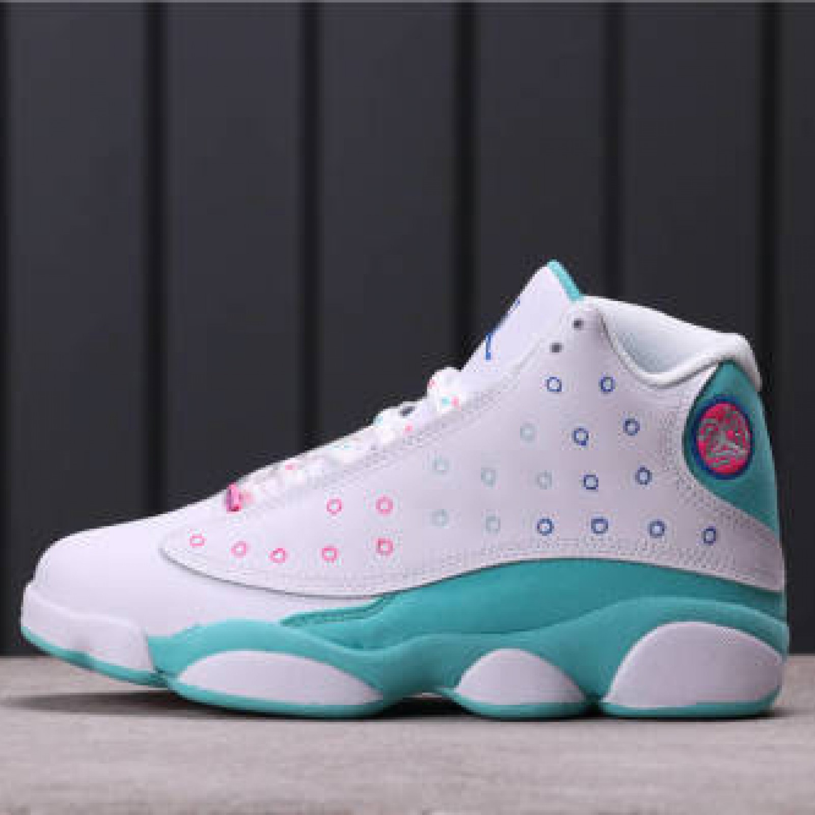 36USD Air Jordan 13 Aurora Green 439358-100 36-40