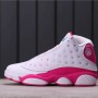 36USD Air Jordan 13 White Pink 439358-500 36-40