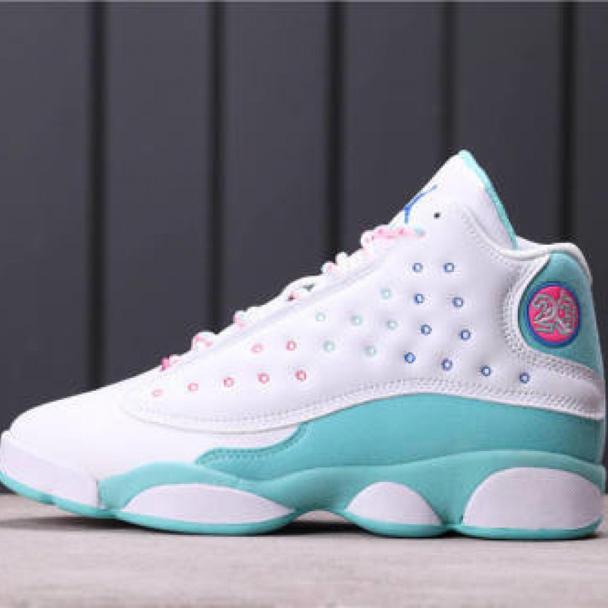 76USD Air Jordan 13 Aurora Green 439358-100 36-40