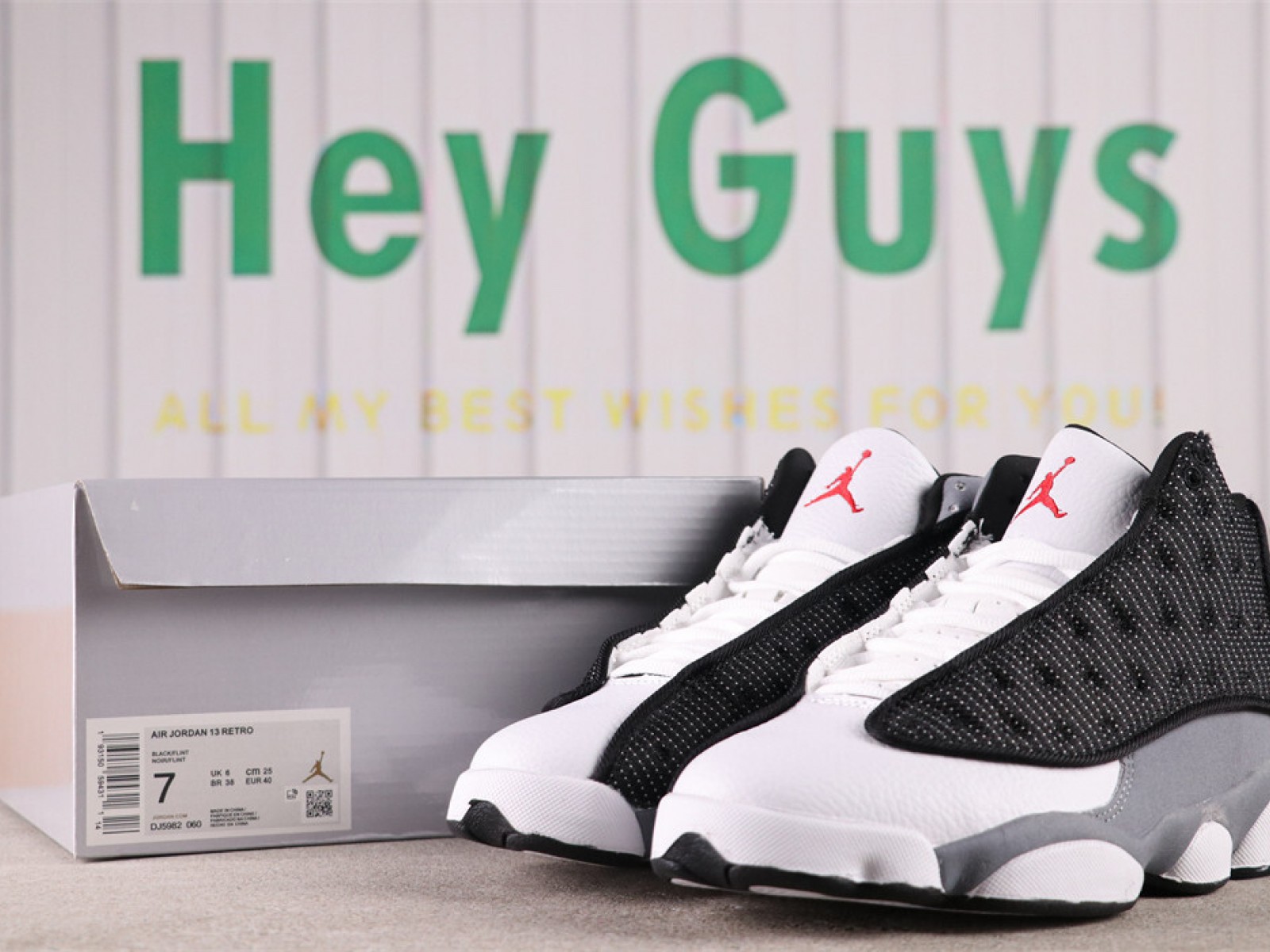 US$40 Air Jordan 13 Black Flint Sku DJ5982-060 Size 36-46