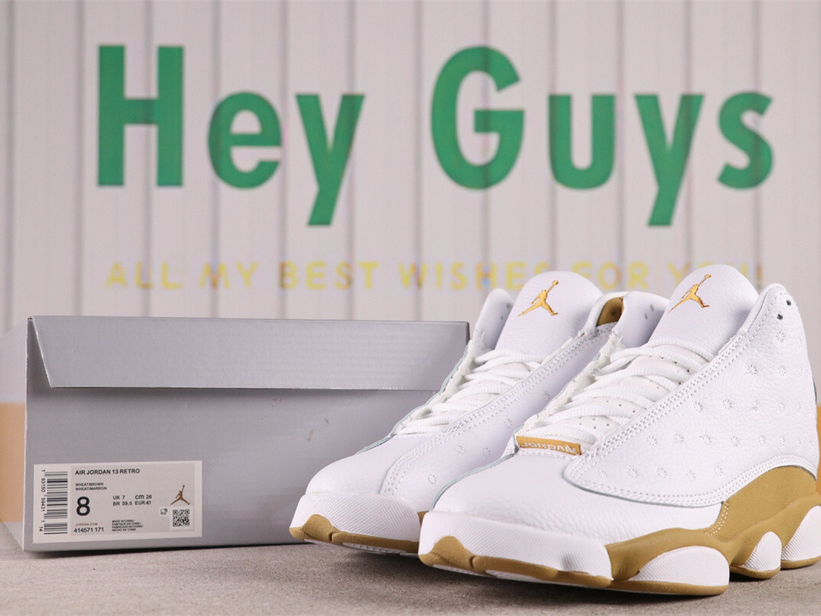 US$40 Air Jordan 13 Wheat 414571-171 size 36-46