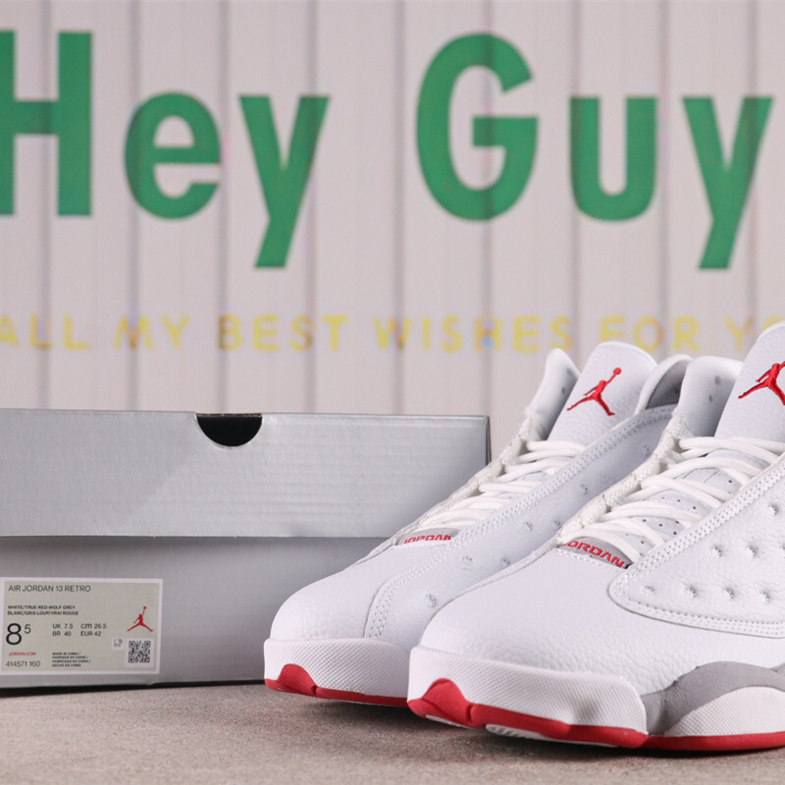 US Air Jordan 13 Wolf Grey 414571-160 Size 40-46