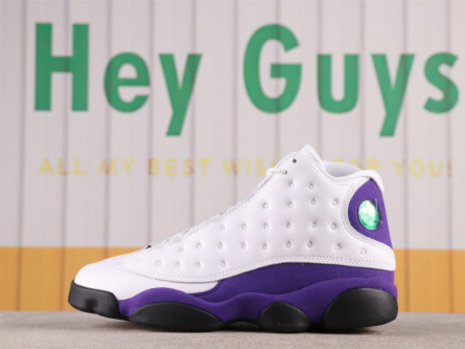 US$57 Air Jordan 13 Lakers 414571-105 size 40-47.5
