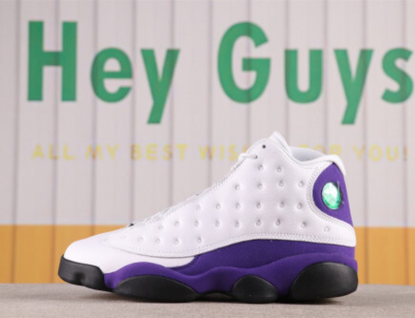 US$57 Air Jordan 13 Lakers 414571-105 size 40-47.5