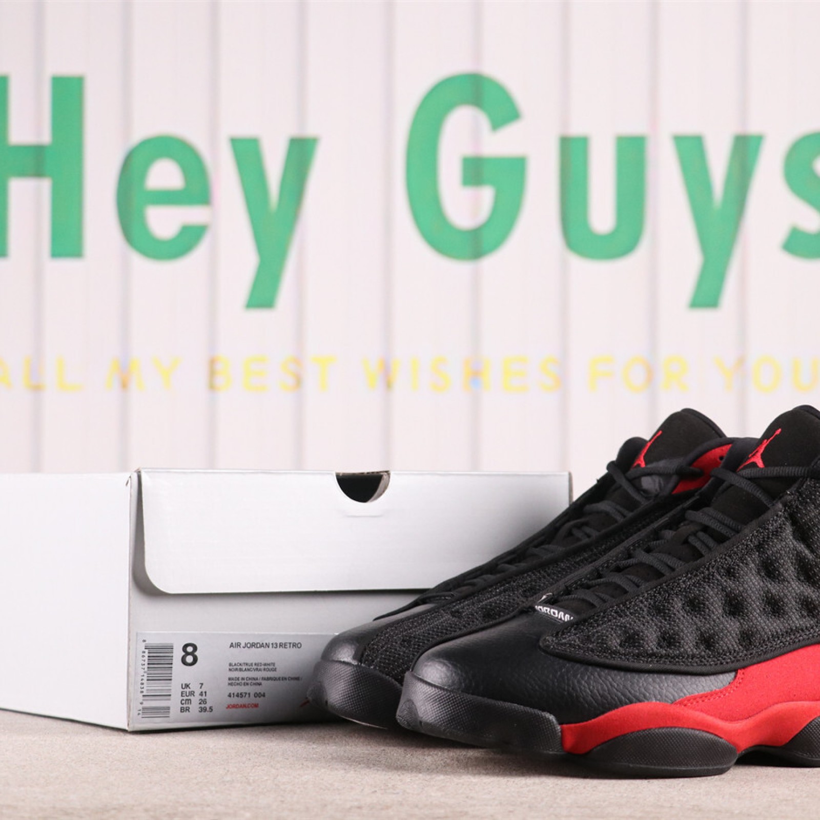 US Air Jordan 13 Bred 414571-004 Size 40-47.5
