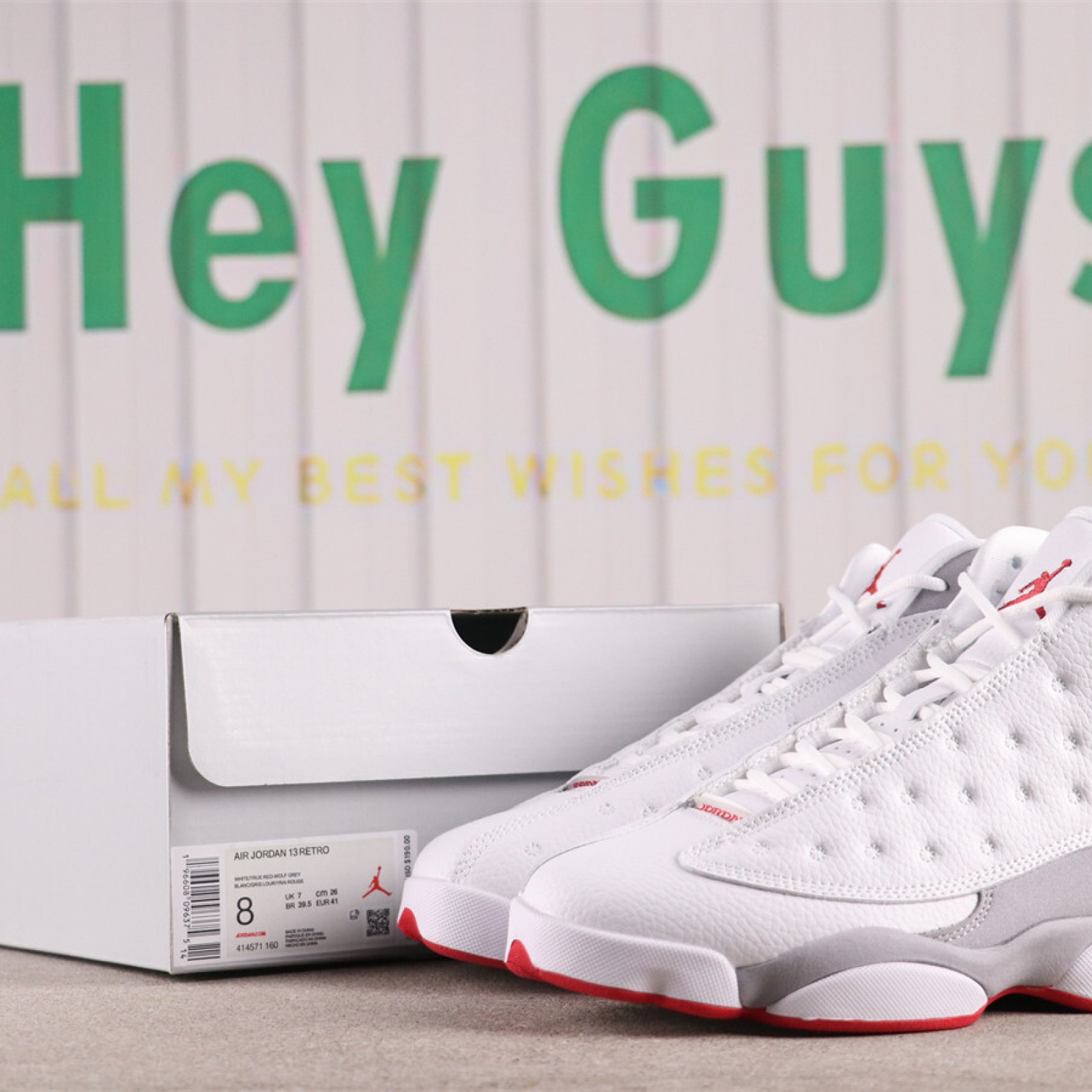 US Air Jordan 13 Wolf Grey 414571-160 Size 40-47.5