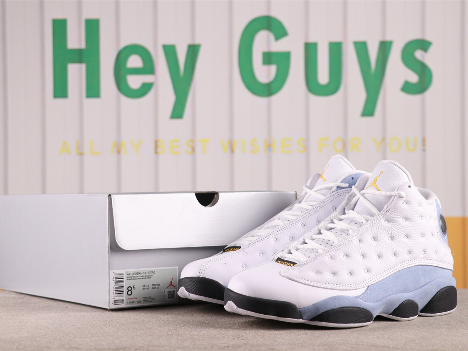 US$84 Air Jordan 13 Blue Grey 414571-170 Size 40-47.5