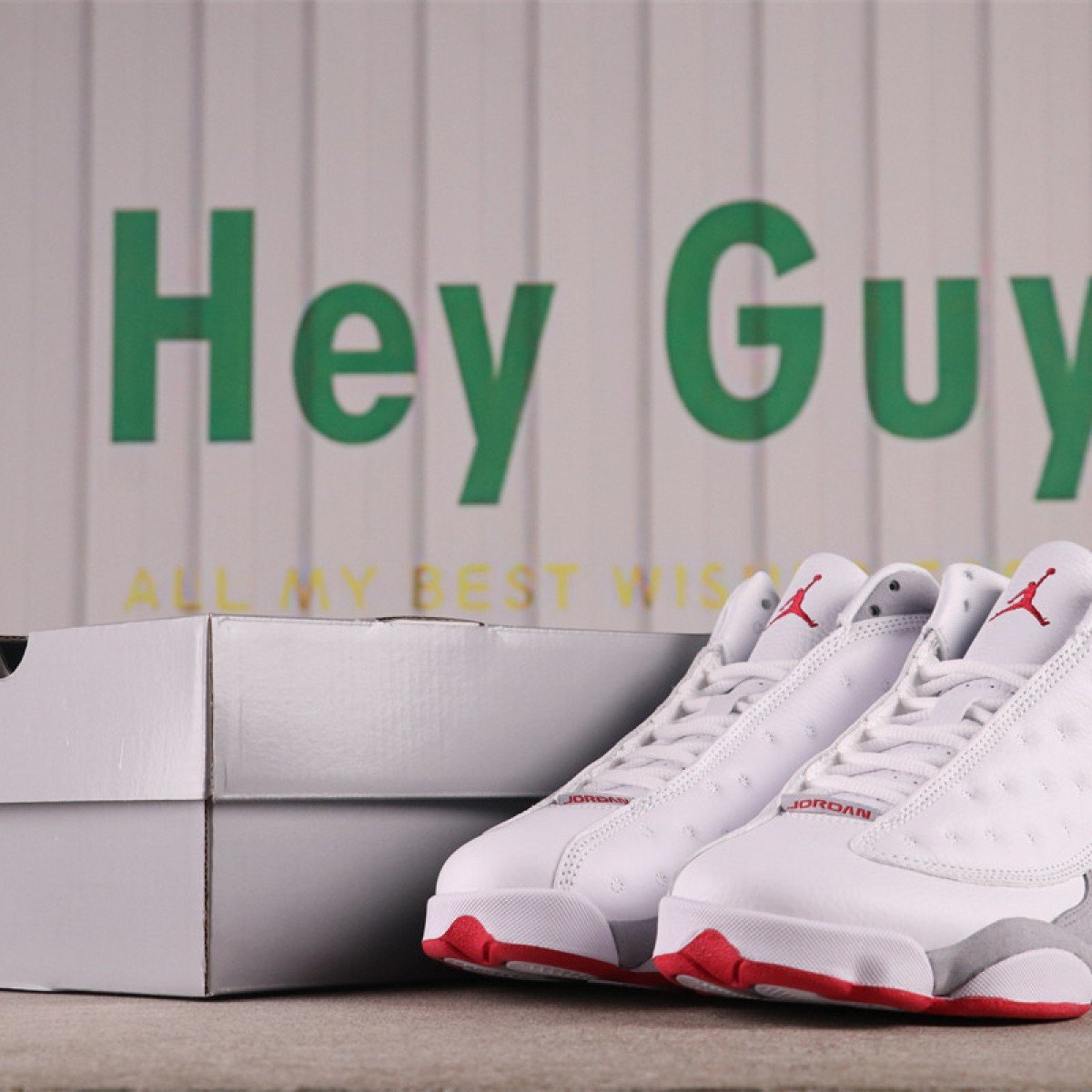 US$84 Air Jordan 13 Wolf Grey 414571-160 size 40-47.5