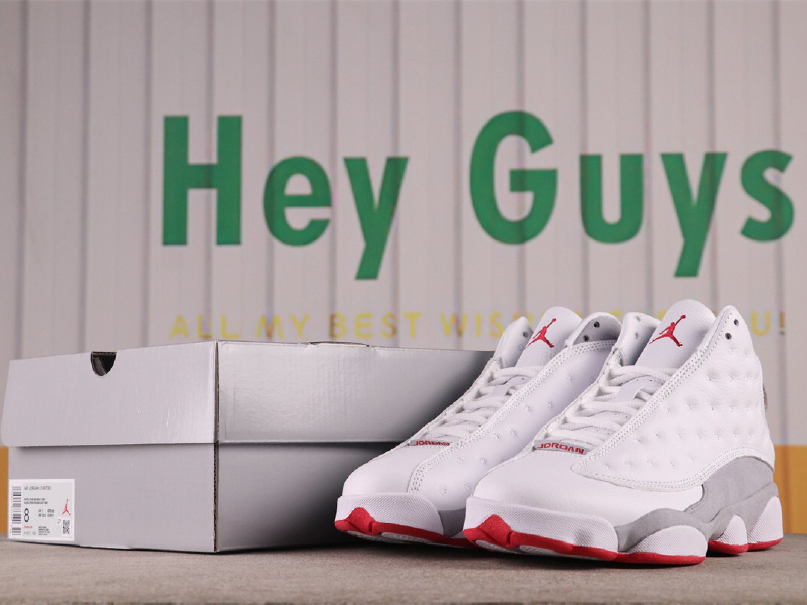 US$84 Air Jordan 13 Wolf Grey 414571-160 size 40-47.5