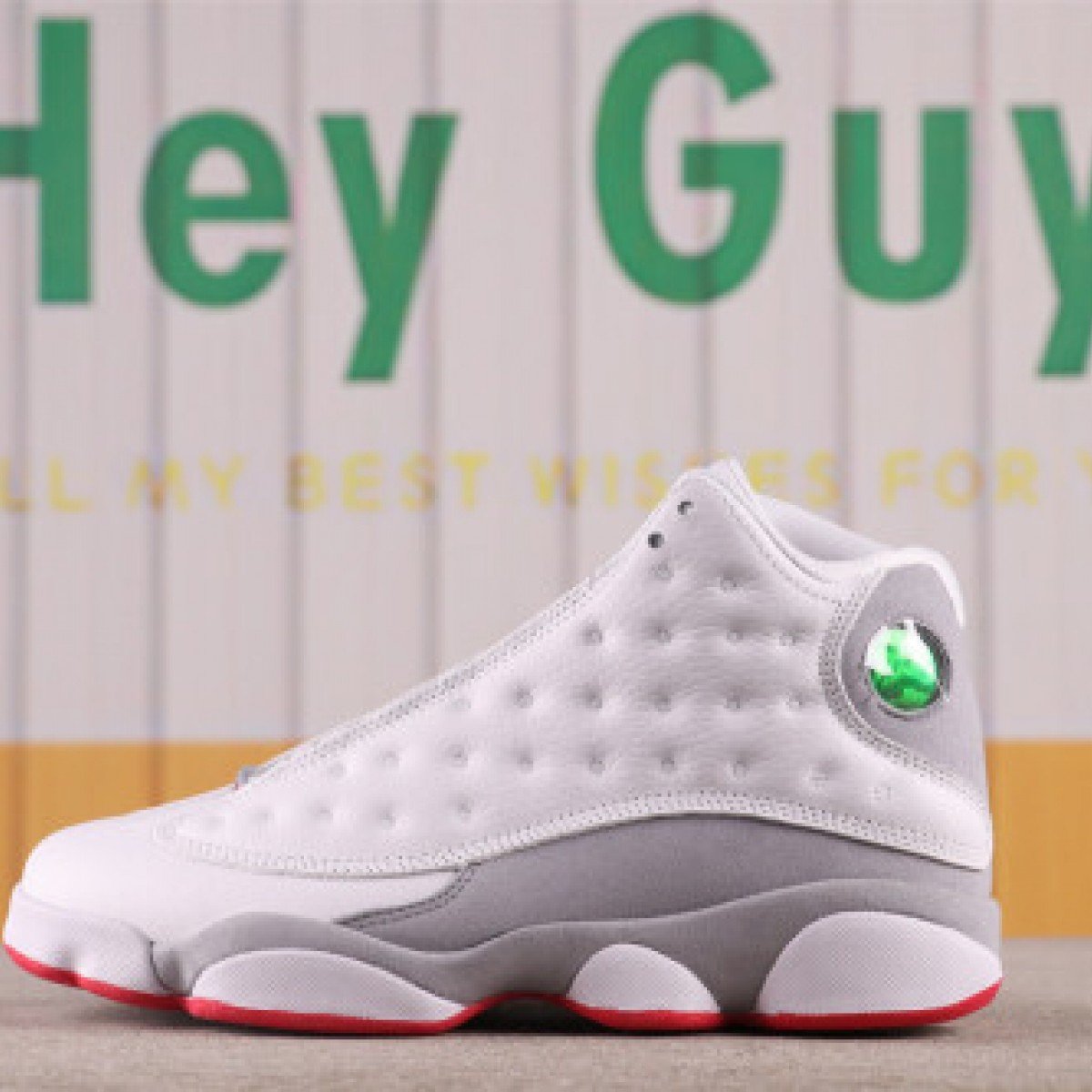 US$84 Air Jordan 13 Wolf Grey 414571-160 size 40-47.5