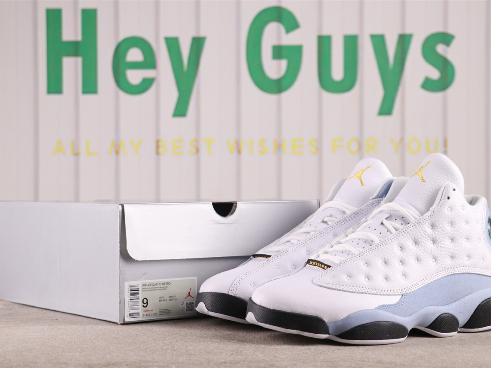 US$99 Air Jordan 13 Blue Grey 414571-170 Size 40-47.5