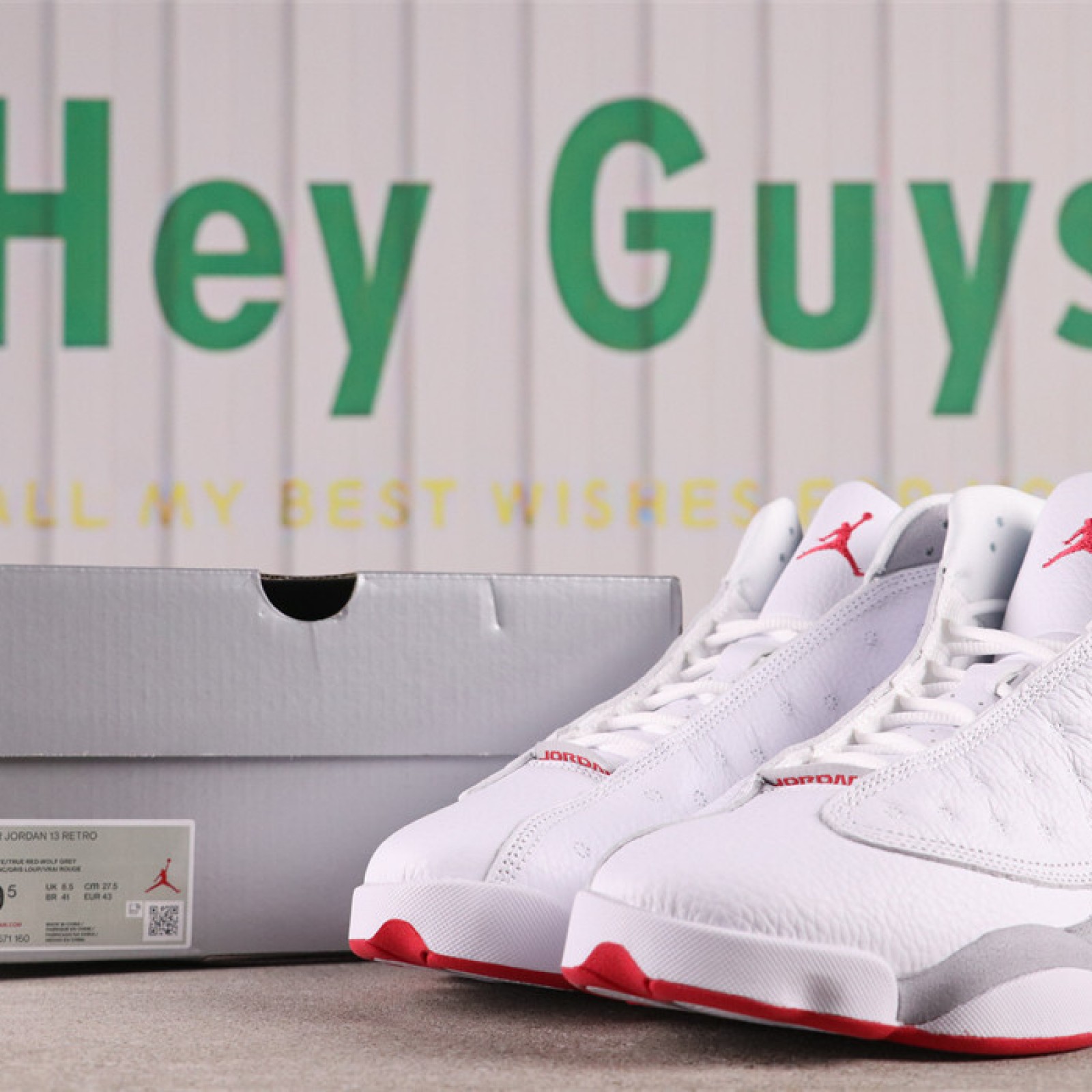 US Air Jordan 13 Wolf Grey 414571-160 Size 40-47.5