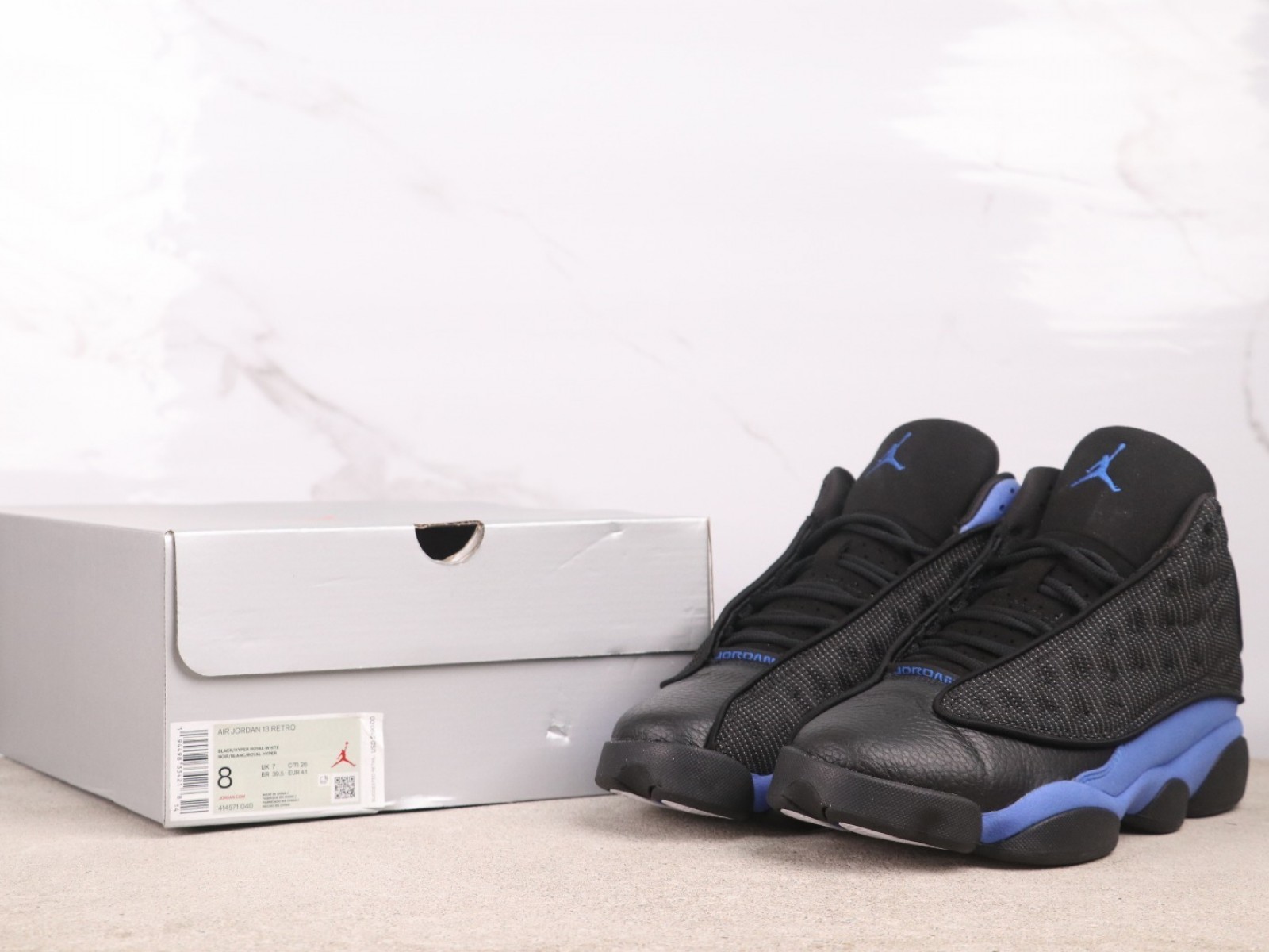 USD$101 AJ13  Air Jordan 13 “Hyper Royal” Style ：414571-040