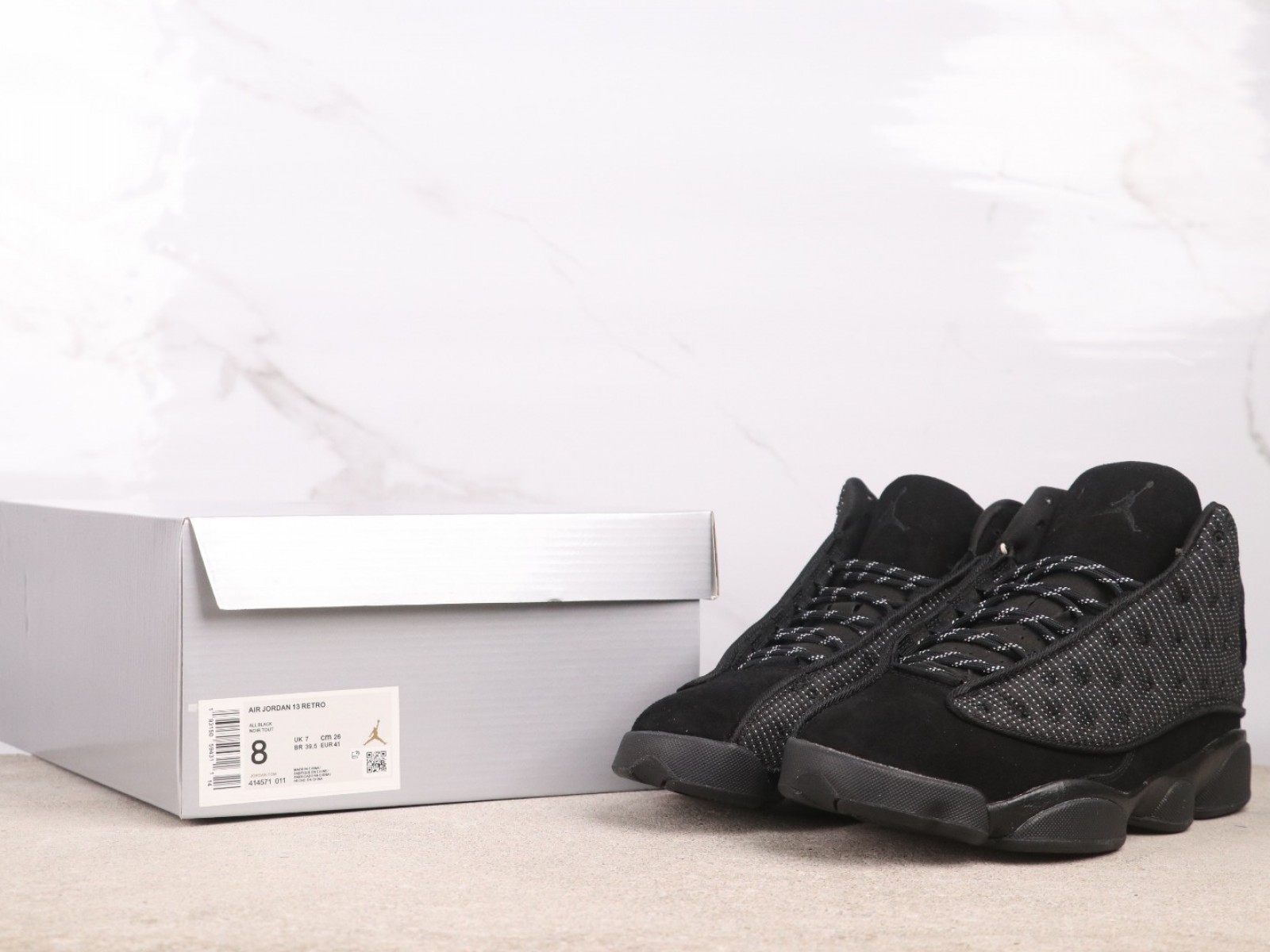 USD35 1 AJ13 3 13 1 Air Jordan 13 “Black Cat” Style ：414571-011