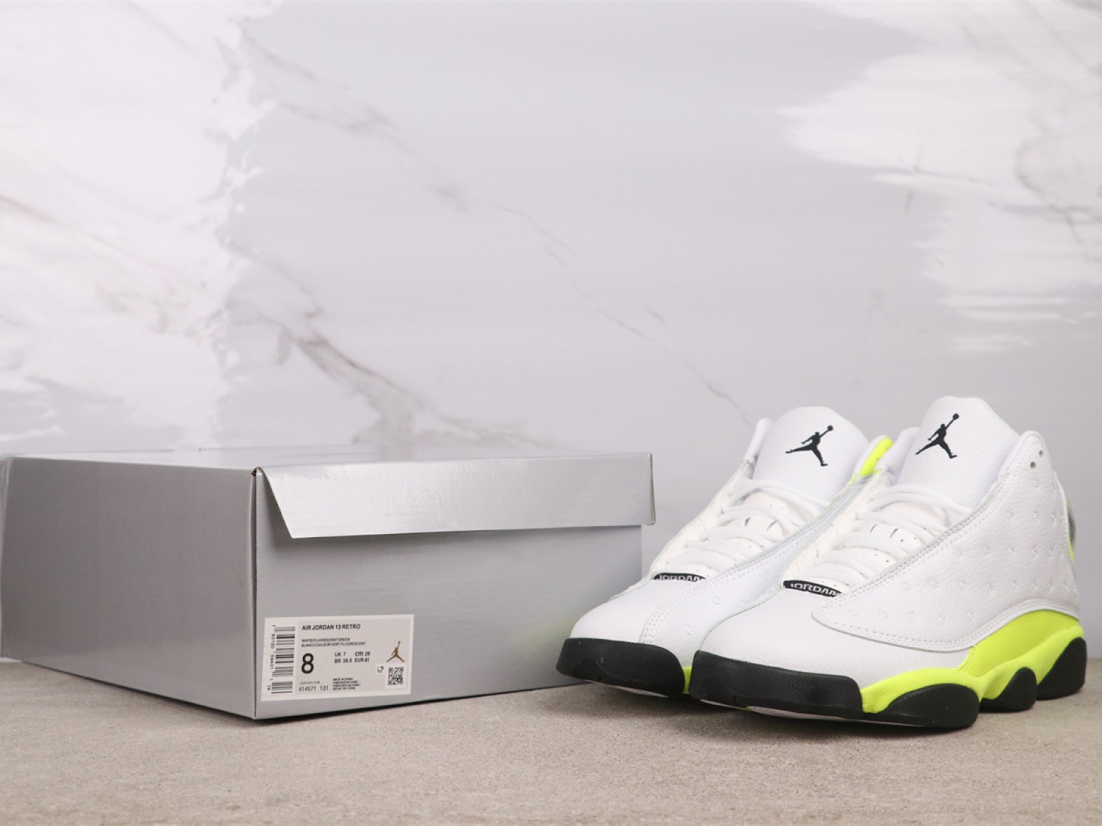 USD35 Air Jordan 13 “BRIGHT CACTUS” Style：414571-131