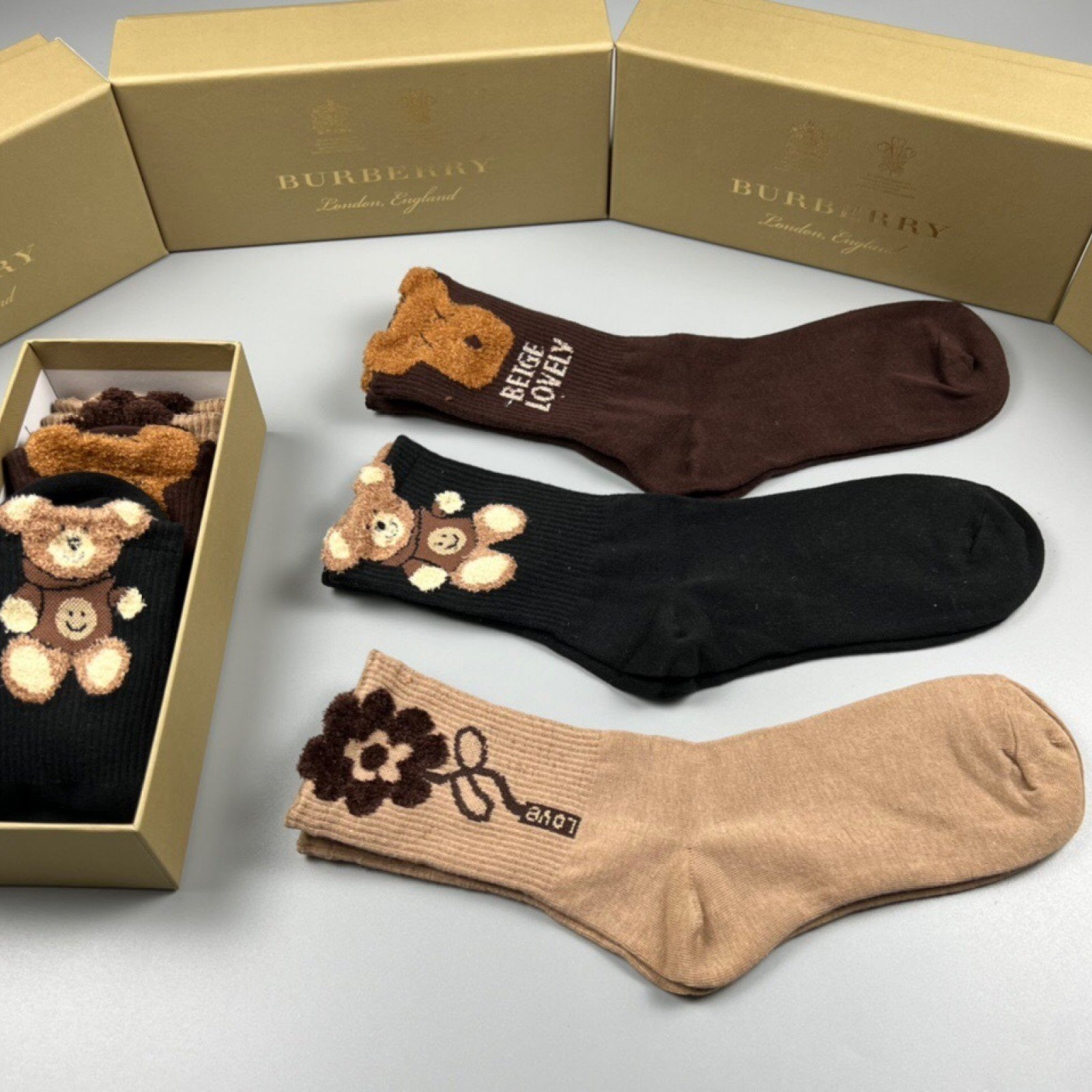 SOC248 BUR Socks