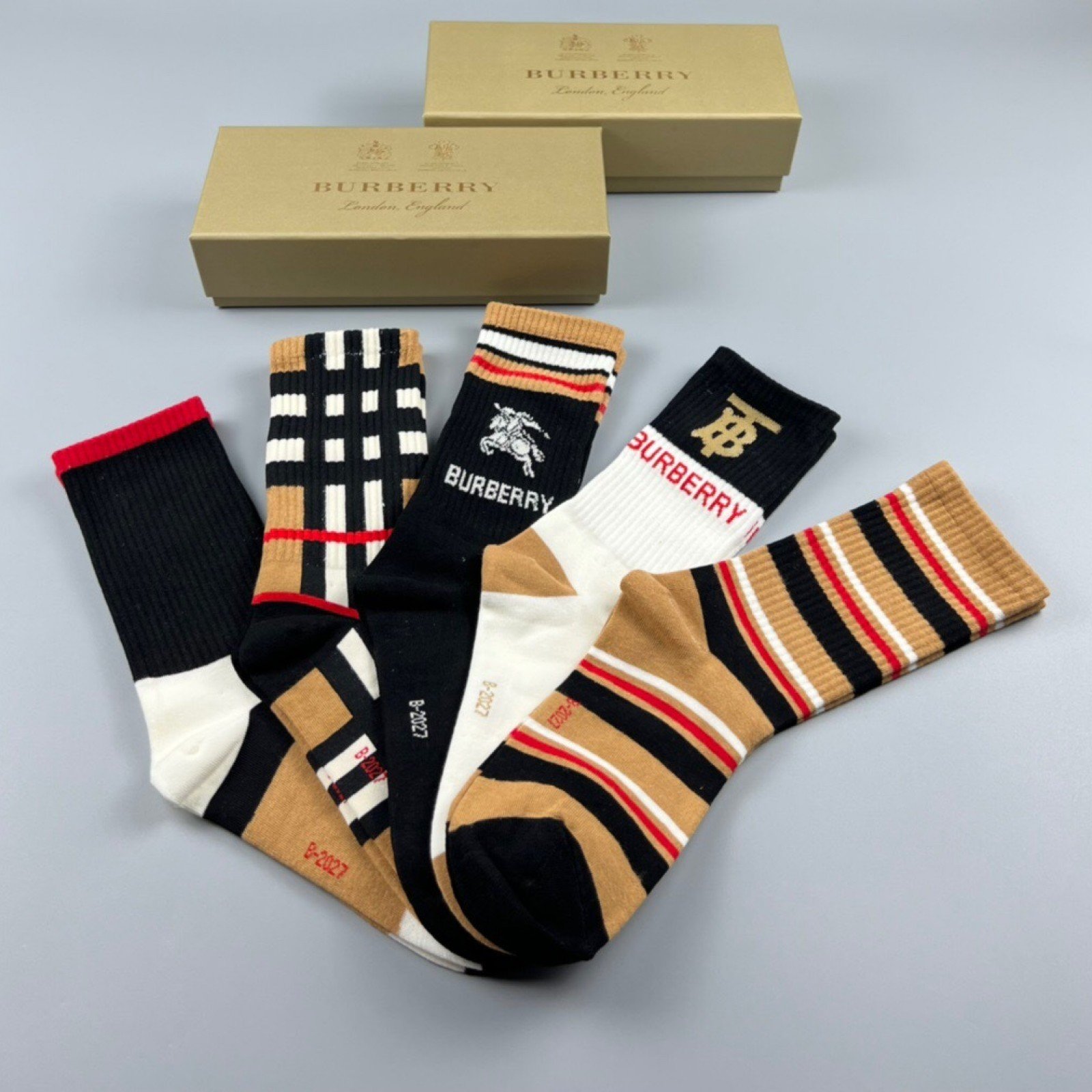 SOC272 BUR Socks