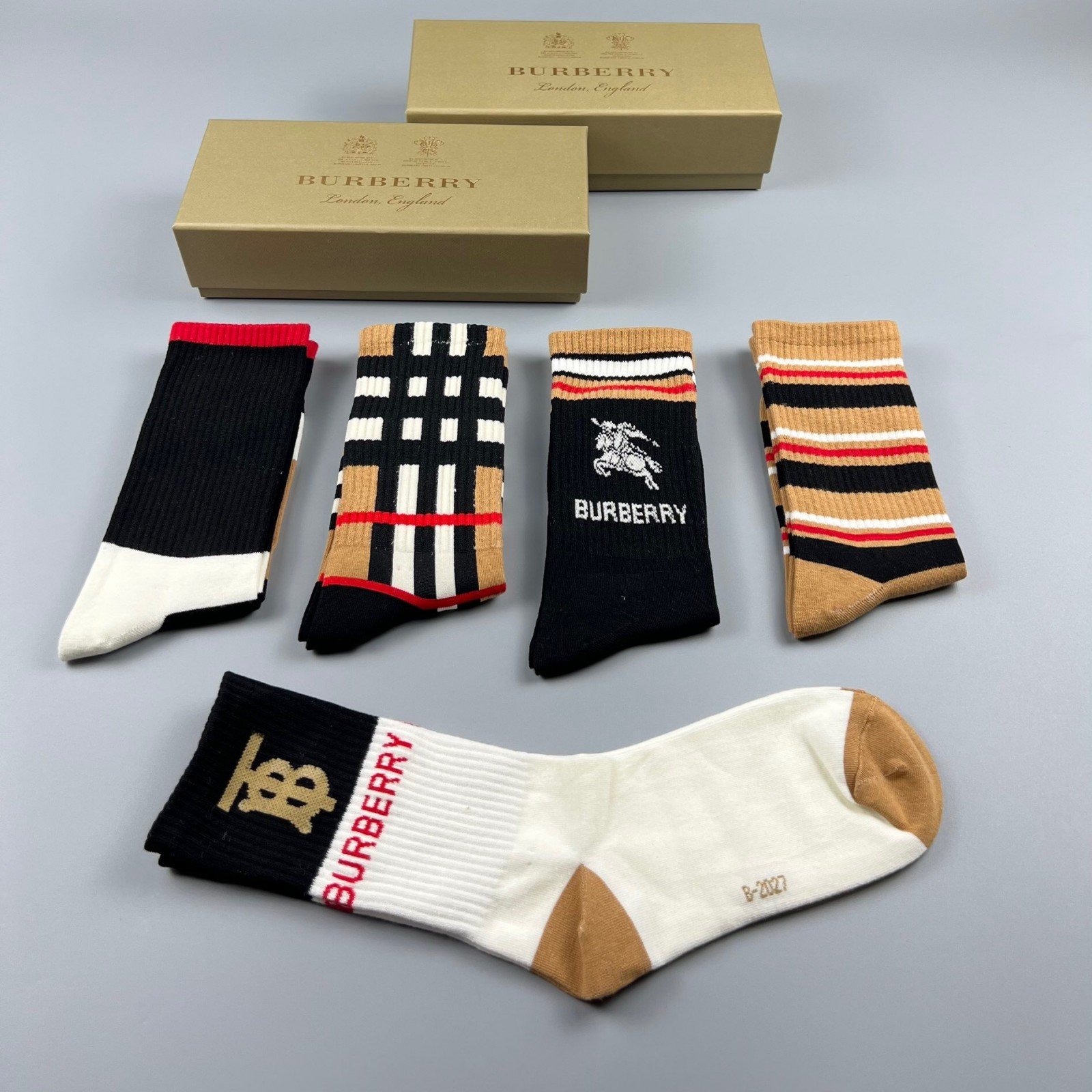 SOC272 BUR Socks