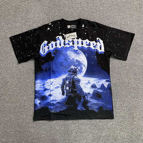 GodSpeed   to the moon T shirt