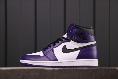 100USD Air Jordan 1 High OG Court Purple 555088-500 40.5-46
