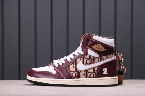 100USD Dior x Air Jordan 1 High CN8607-002 36-45
