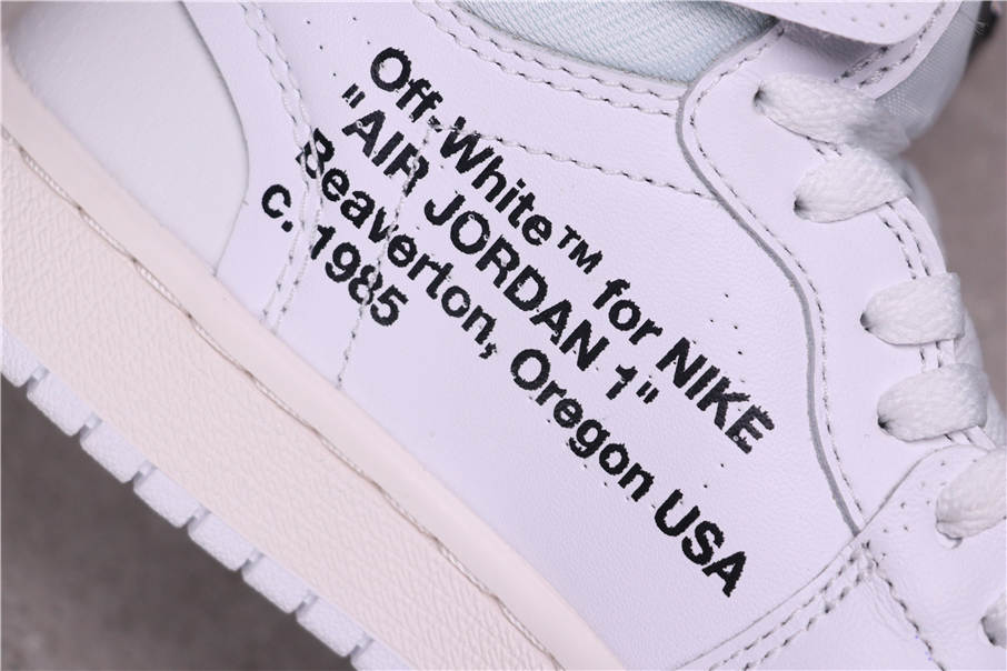 100USD OFF-WHITE x Air Jordan 1 AQ0818-100 36-47