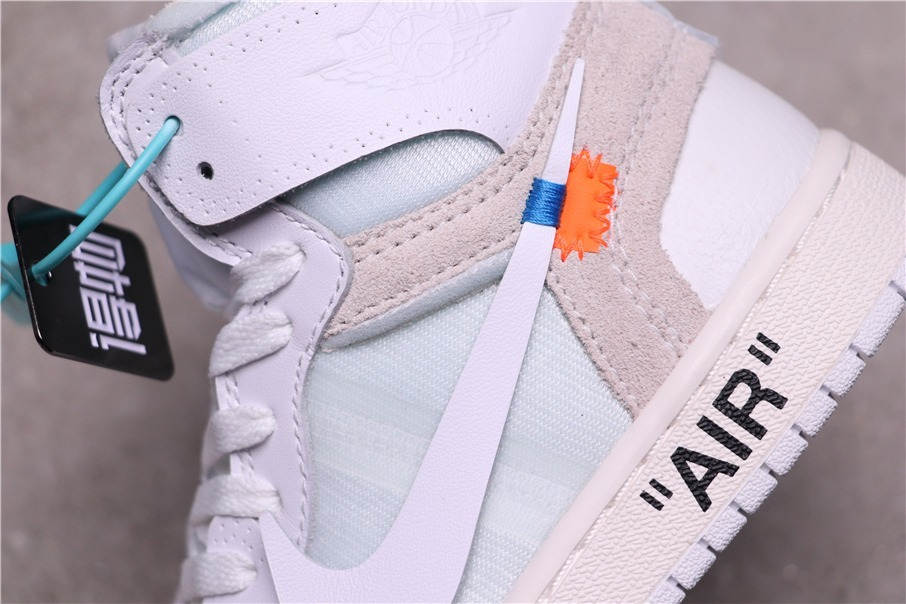 100USD OFF-WHITE x Air Jordan 1 AQ0818-100 36-47
